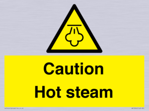 Caution Hot steam